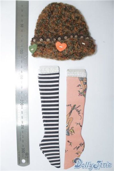画像2: SD/OF:ニット帽&ソックス&ヘアアクセサリー U-24-09-17-135-TN-ZU (2)