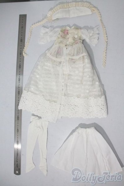 画像2: MSD&SDM/OF：チュール切替ドレス U-25-07-15-143-TN-ZU (2)