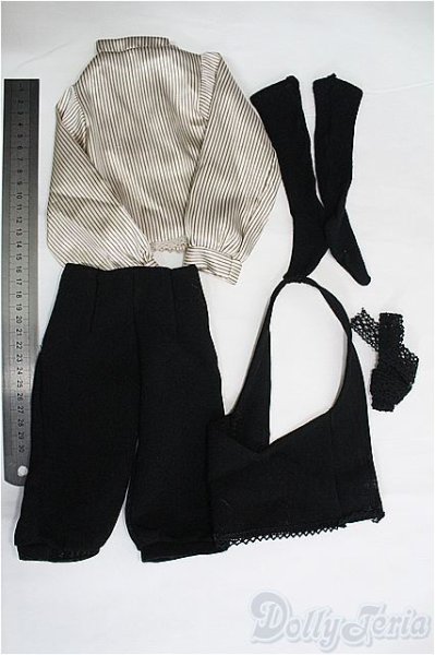 画像2: SD13BOY/OF 衣装セット：くろがねや様製/1/3　65ｃｍ　BJD　MJD　衣装　ドール用 I-25-08-10-074-KD-ZI (2)