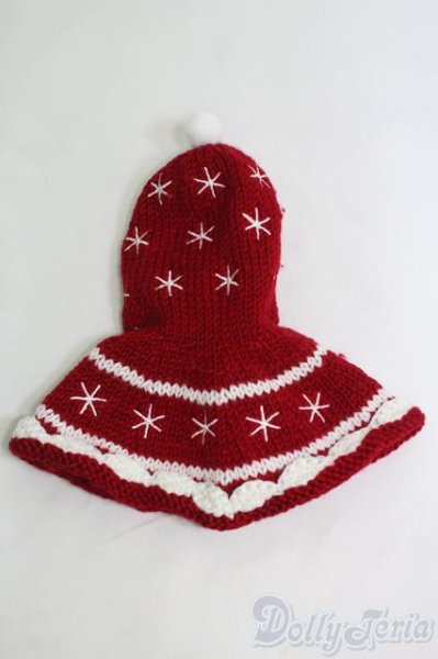 画像2: SD/OF:ディーラー製手編みケープ（フード付） I-25-05-18-3070-TO-ZI (2)