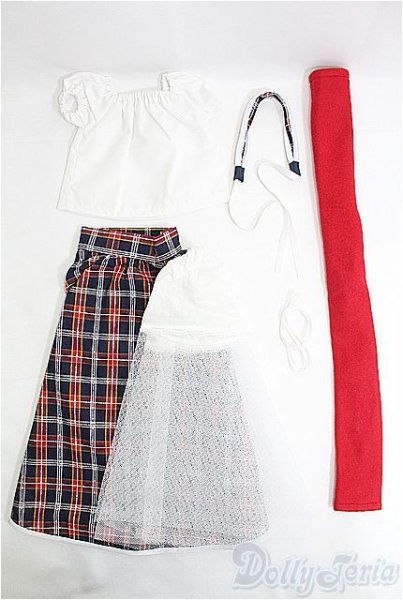 画像2: SD/OF 衣装セット(チェックスカートのセット) I-25-04-13-2043-TO-ZI (2)