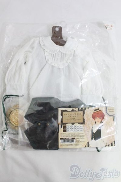 画像2: SD13BOY/OF チュニックブラウス&ベストセット/1/3　65ｃｍ　BJD　MJD　衣装　ドール用 I-25-07-06-2060-TO-ZI (2)