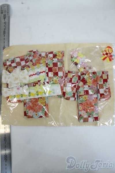 画像2: 1/6ドール(22cm)/OF 着物2点セット Y-26-01-04-194-YD-ZY (2)