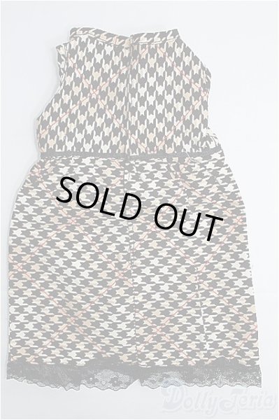 画像2: SD13GIRL/OF：ノースリーブ千鳥ワンピ I-25-02-23-3037-TN-ZI (2)