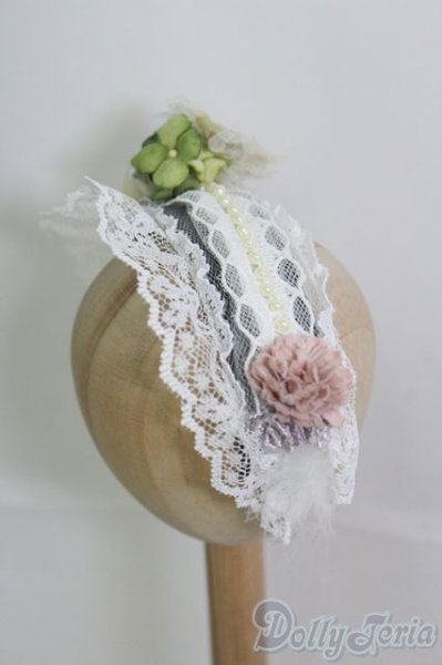 画像2: SD/OF カチューシャ(花)/1/3　60ｃｍ　BJD　MJD　衣装　ドール用 I-25-07-06-3095-TO-ZI (2)