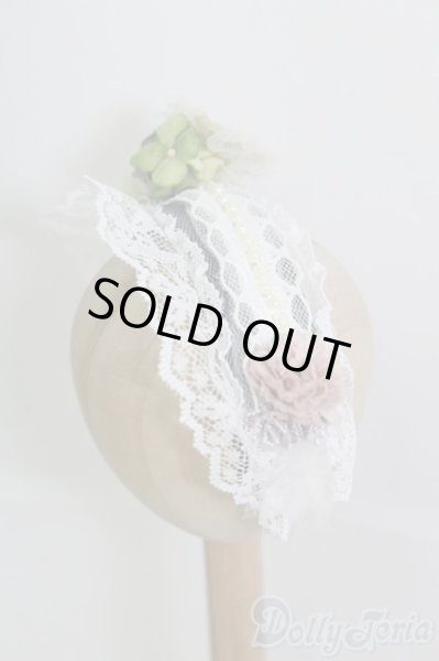 画像2: SD/OF カチューシャ(花)/1/3　60ｃｍ　BJD　MJD　衣装　ドール用 I-25-07-06-3095-TO-ZI (2)