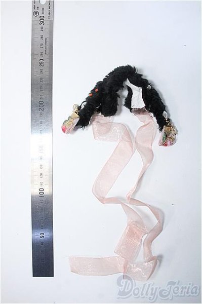 画像2: ＳＤ/ＯＦ：うさみみヘッドドレス・ロップイヤー・黒 Y-25-09-17-308-YD-ZY (2)