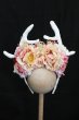 画像1: MSD/OF:カチューシャ(角パーツ付)flower.B様製 S-25-04-27-322-GN-ZS (1)