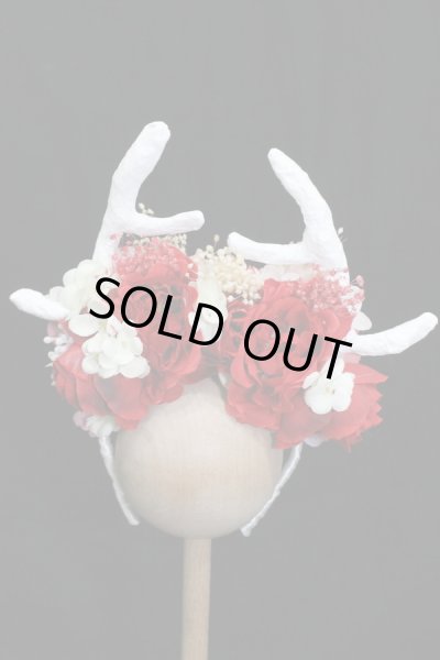 画像3: MSD/OF:カチューシャ(角パーツ付)flower.B様製 S-25-10-05-353-GN-ZS (3)