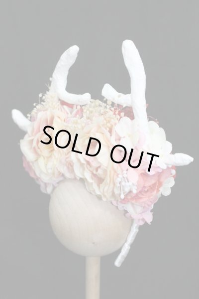 画像4: MSD/OF:カチューシャ(角パーツ付)flower.B様製 S-25-10-05-353-GN-ZS (4)