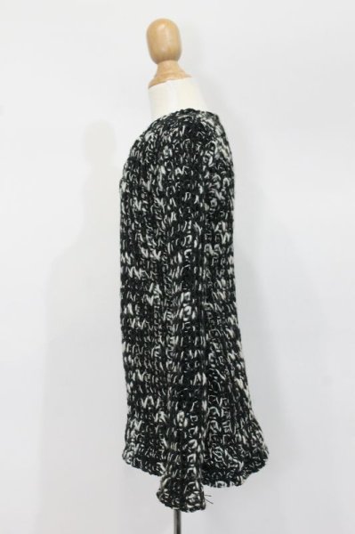 画像2: SD13BOY/OF:ニットトップス(黒×白):TREE Design製 S-25-11-16-568-GN-ZS (2)