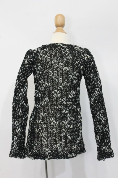 画像3: SD13BOY/OF:ニットトップス(黒×白):TREE Design製 S-25-11-16-568-GN-ZS (3)