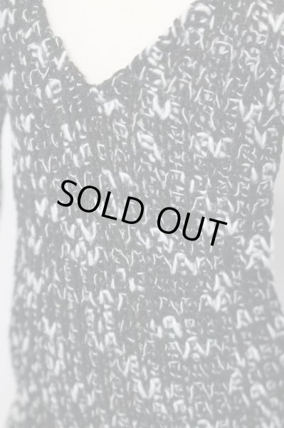 画像4: SD13BOY/OF:ニットトップス(黒×白):TREE Design製 S-25-11-16-568-GN-ZS (4)