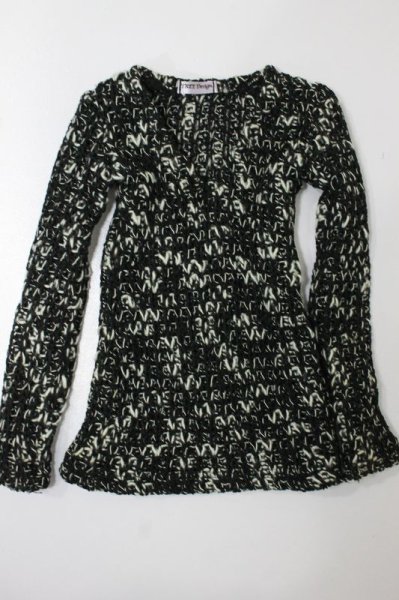 画像5: SD13BOY/OF:ニットトップス(黒×白):TREE Design製 S-25-11-16-568-GN-ZS (5)