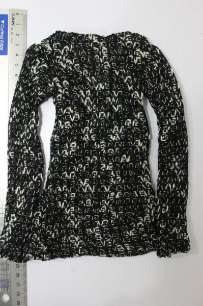 画像6: SD13BOY/OF:ニットトップス(黒×白):TREE Design製 S-25-11-16-568-GN-ZS (6)