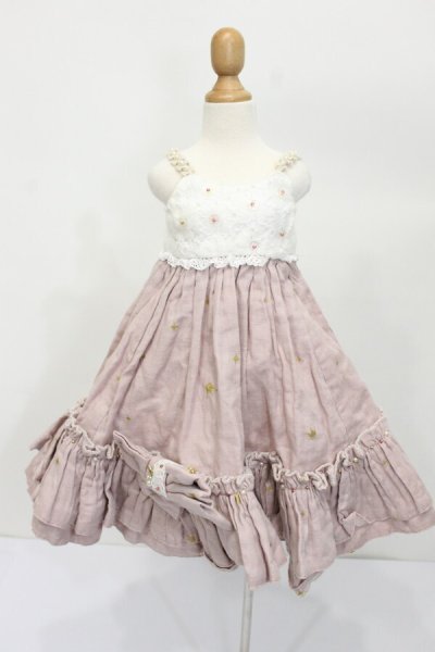 画像6: SD/OF:淡色ノースリーブワンピースセット S-25-11-30-392-GN-ZS (6)