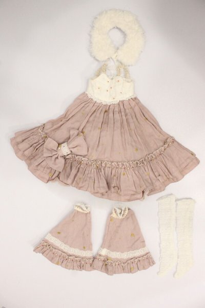 画像7: SD/OF:淡色ノースリーブワンピースセット S-25-11-30-392-GN-ZS (7)