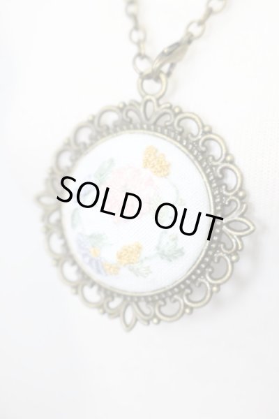 画像2: SD/OF:お刺繍ネックレス S-25-06-15-607-GN-ZS (2)