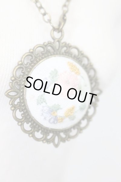 画像3: SD/OF:お刺繍ネックレス S-25-06-15-607-GN-ZS (3)