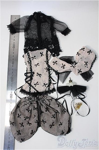 画像2: msd/of:衣装セット(chiffon ribbon dress) Y-25-09-17-208-YD-ZY (2)