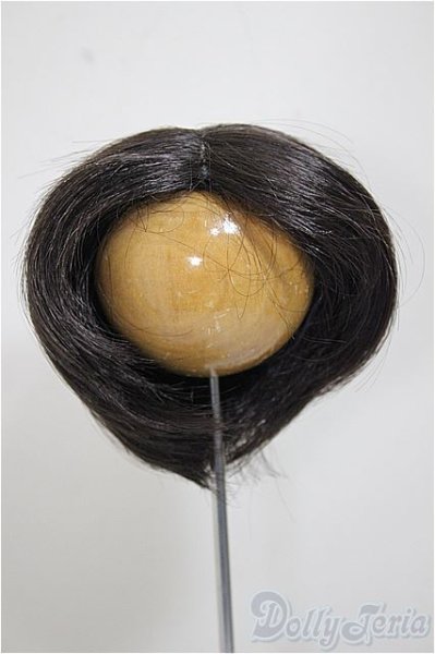 画像1: 9〜10inchウィッグ/センター分けショート/インチ　BJD　MJD　ドール用 A-25-08-13-396-YB-ZA (1)