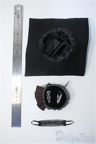 画像2: SD/OF:小物セット(帽子+ヘアアクセサリー+眼帯) Y-25-01-15-078-YB-ZY (2)