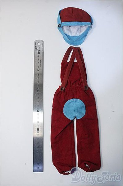 画像2: MSD/OF:サロペット+帽子衣装セット Y-25-07-02-234-YB-ZY (2)