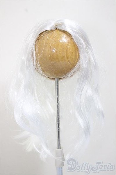 画像1: 8-9inchウィッグ/センターパート ウェーブ/インチ　BJD　MJD　ドール用 A-25-08-13-364-YB-ZA (1)