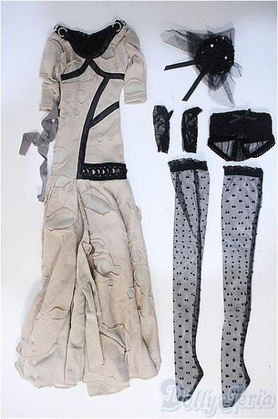 画像1: SD16Girl/OF:ロングワンピース衣装セット(DollHeart製) Y-25-01-22-039-YB-ZY (1)
