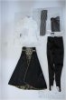 画像1: SD/OFセット ルチア アンティークスタイリストVer. デフォルト衣装セット(ボークス)Miroir noir et blanc ドレスセット Y-25-03-12-201-YB-ZY (1)