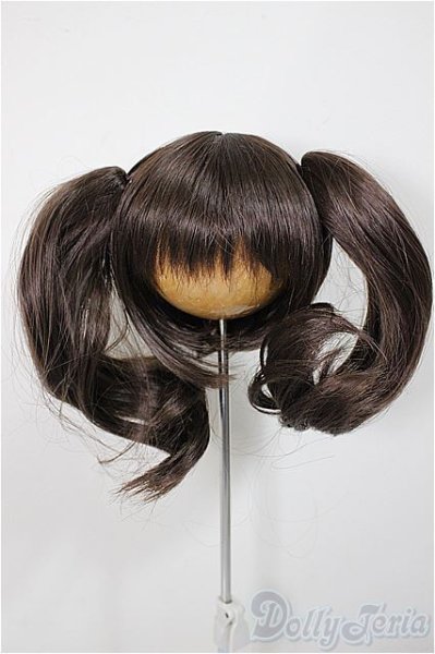 画像1: 8〜9inch/ウィッグ：ひめかずら製/インチ　BJD　MJD　ドール用 A-25-08-20-172-YD-ZA (1)