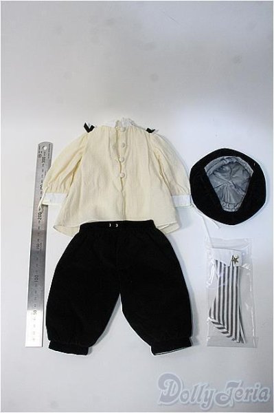 画像2: SD13BOY/OF リボンブラウス&ベレー帽セット：ボークス製 Y-25-06-18-057-YD-ZY (2)