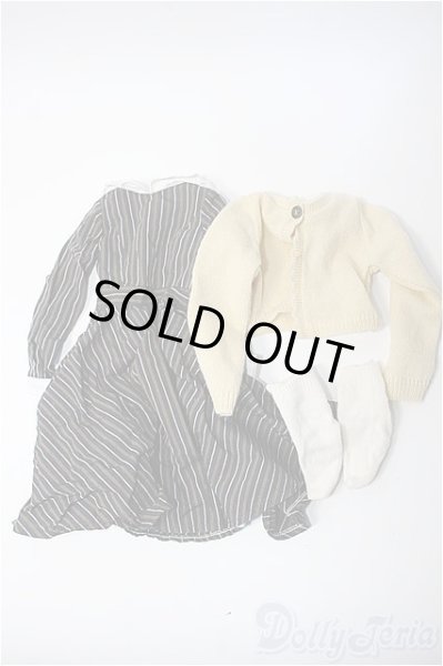 画像1: SD/OF ストライプワンピセット クリーム(ボークス) Y-25-08-20-179-YD-ZY (1)