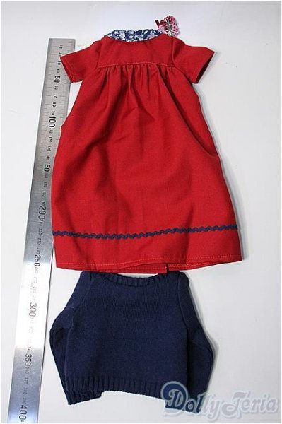 画像2: MSD/よそゆきワンピセット(ダークレッド)・ミニ Y-25-09-17-215-YD-ZY (2)