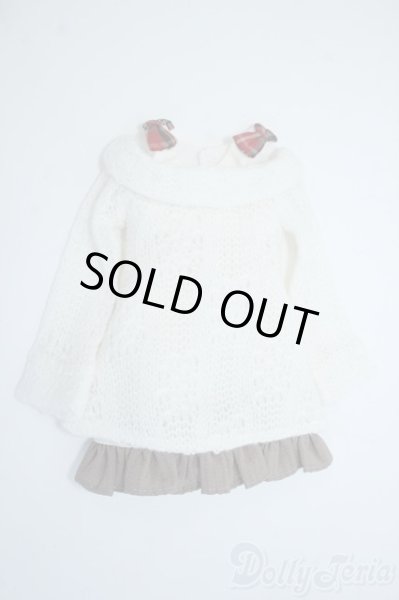 画像1: MSD/OF：ミルキーホワイトニットワンピ Y-25-06-25-038-YD-ZY (1)