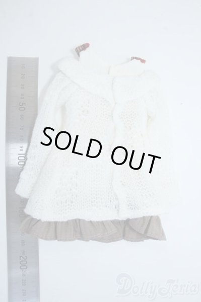 画像2: MSD/OF：ミルキーホワイトニットワンピ Y-25-06-25-038-YD-ZY (2)