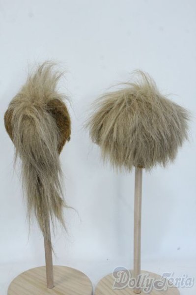 画像2: 9-10inch/ウィッグ Y-25-07-09-127-YD-ZY (2)