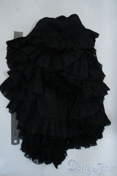 画像4: SD/OF:リバーシブル・プリンセスぽんぽんパニエ（黒・レース） Y-25-07-16-181-YD-ZY (4)