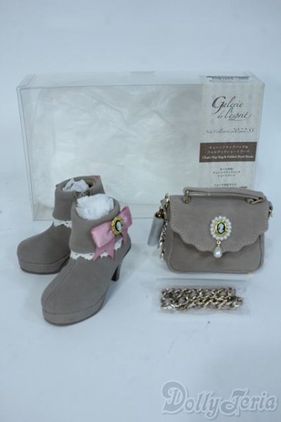 画像1: SD/OF　Galerie de l'esprit　チェーンフラップバッグ＆フォルデッドショートブーツ Y-25-09-17-083-YD-ZY (1)