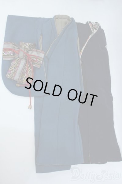 画像1: SD17BOY/OF:着物セット Y-25-10-15-164-YD-ZY (1)