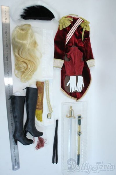画像3: sd16女の子/of：オスカル・フランソワ・ド・ジャルジェ 近衛連隊長Ver. 衣装 Y-25-11-26-193-YD-ZY (3)