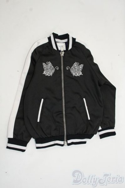 画像1: SD13/OF エンブロイダリースカジャン(萩と蝶) Y-25-12-17-122-YD-ZY (1)