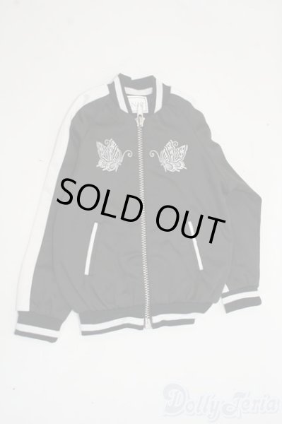 画像1: SD13/OF エンブロイダリースカジャン(萩と蝶) Y-25-12-17-122-YD-ZY (1)