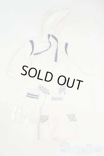 画像1: SDM＆MSD/OF:ホワイト x チェックサロペットセット Y-26-01-14-177-YD-ZY (1)