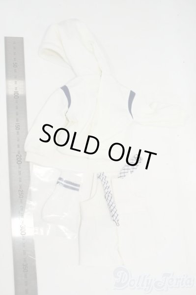 画像2: SDM＆MSD/OF:ホワイト x チェックサロペットセット Y-26-01-14-177-YD-ZY (2)