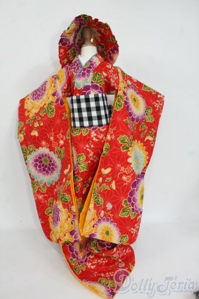 画像1: SD/OF:ハチドリの森様製・着物セット Y-26-01-21-147-YD-ZY (1)