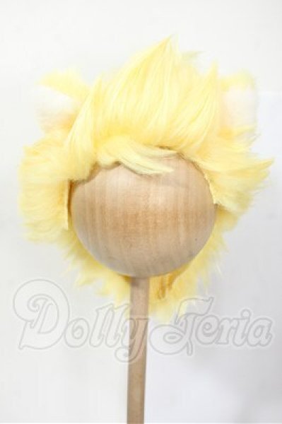 画像1: 9-10inch/ウィッグ Y-26-03-04-077-WT-ZY (1)