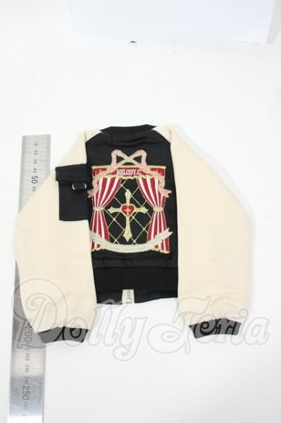 画像2: SD17BOY/OF:チャーム付き刺繍スカジャン Melody.C様製 Y-26-03-04-168-WT-ZY (2)