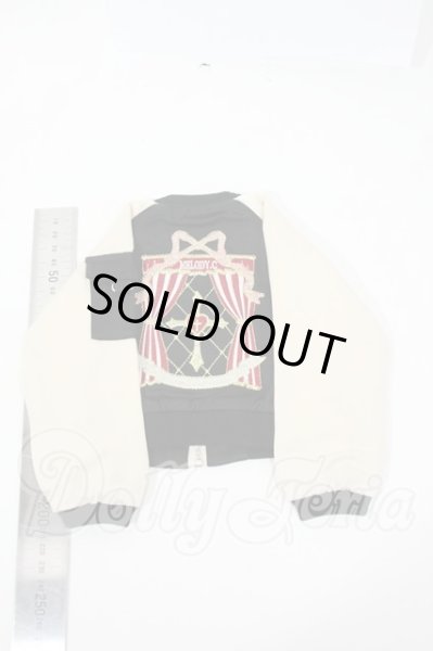 画像2: SD17BOY/OF:チャーム付き刺繍スカジャン Melody.C様製 Y-26-03-04-168-WT-ZY (2)