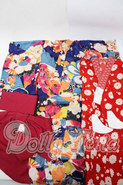 画像1: SD/OF:浴衣（古ねこ屋様製） Y-26-03-04-157-WT-ZY (1)